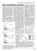 Cover page: Brain cannabinoids in chocolate