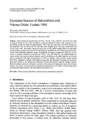 Cover page: European sources of halocarbons and nitrous oxide: Update 1986