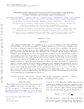 Cover page: Detecting and Characterizing Young Quasars. I. Systemic Redshifts and Proximity Zone Measurements