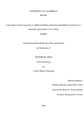 Cover page: Associations between exposure to childhood bullying and abuse and adulthood outcomes in a nationally representative U.S. sample