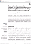 Cover page: Semi-automated Anatomical Labeling and Inter-subject Warping of High-Density Intracranial Recording Electrodes in Electrocorticography