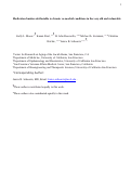 Cover page: Medication burden attributable to chronic co-morbid conditions in the very old and vulnerable.