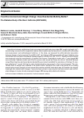 Cover page: Food Environment and Weight Change: Does Residential Mobility Matter?: The Diabetes Study of Northern California (DISTANCE).