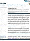 Cover page: Data-Driven Placement of PM2.5 Air Quality Sensors in the United States: An Approach to Target Urban Environmental Injustice.