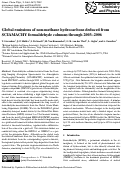 Cover page: Global emissions of non-methane hydrocarbons deduced from SCIAMACHY formaldehyde columns through 2003–2006