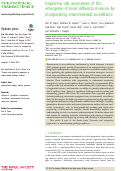 Cover page: Improving risk assessment of the emergence of novel influenza A viruses by incorporating environmental surveillance.