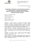 Cover page: Hacia el inventario de flujos de carbono en aguas tropicales: unificar métodos