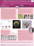 Cover page: Variation in Bee Body Size Due to Anthropogenic Land Use