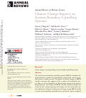 Cover page: Climate Change Impacts on Eastern Boundary Upwelling Systems