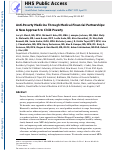 Cover page: Anti-Poverty Medicine Through Medical-Financial Partnerships: A New Approach to Child Poverty.