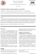 Cover page: Cerebral ischemia during surgery: an overview