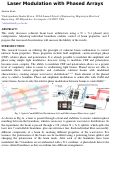 Cover page: Laser Modulation with Phased Arrays