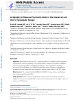 Cover page: Actigraphy to Measure Physical Activity in the Intensive Care Unit: A Systematic Review