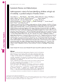 Cover page: Anthropometric criteria for best-identifying children at high risk of mortality: a pooled analysis of twelve cohorts.