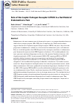 Cover page: Role of nociceptor estrogen receptor GPR30 in a rat model of endometriosis pain