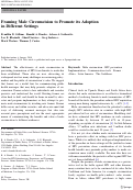 Cover page: Framing Male Circumcision to Promote its Adoption in Different Settings