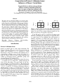 Cover page: Cooperation in Prisoner’s Dilemma Game: Influence of Players’ Social Roles