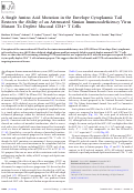 Cover page: A Single Amino Acid Mutation in the Envelope Cytoplasmic Tail Restores the Ability of an Attenuated Simian Immunodeficiency Virus Mutant To Deplete Mucosal CD4+ T Cells