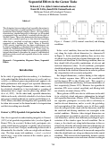 Cover page: Sequential Effects in the Garner Tasks