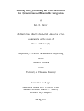 Cover page: Building Energy Modeling and Control Methods for Optimization and Renewables Integration