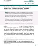 Cover page: Identification of a Widespread Palmitoylethanolamide Contamination in Standard Laboratory Glassware.