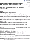 Cover page: DuraSeal Exact Is a Safe Adjunctive Treatment for Durotomy in Spine: Postapproval Study