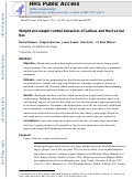 Cover page: Weight and Weight Control Behaviors of Latinas and Their Social Ties