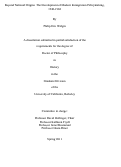 Cover page: Beyond National Origins: The Development of Modern Immigration Policymaking, 1948-1968