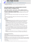 Cover page: Association between cancer and dementia risk in the UK Biobank: evidence of diagnostic bias.