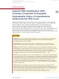 Cover page: Clinical risk factors and atherosclerotic plaque extent to define risk for major events in patients without obstructive coronary artery disease: the long-term coronary computed tomography angiography CONFIRM registry