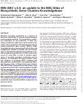 Cover page: IMG-ABC v.5.0: an update to the IMG/Atlas of Biosynthetic Gene Clusters Knowledgebase