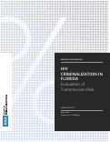 Cover page: HIV Criminalization in Florida: Evaluation of Transmission Risk