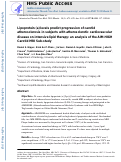 Cover page: Lp(a) (Lipoprotein(a)) Levels Predict Progression of Carotid Atherosclerosis in Subjects With Atherosclerotic Cardiovascular Disease on Intensive Lipid Therapy