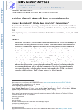 Cover page: Isolation of muscle stem cells from rat skeletal muscles