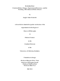 Cover page: Forbidden Fruit: Contested Policy Change, Organizational Resources, and the Teaching of Evolution in Public Schools