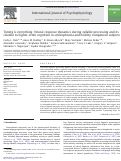 Cover page: Timing is everything: neural response dynamics during syllable processing and its relation to higher-order cognition in schizophrenia and healthy comparison subjects.