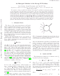 Cover page: Emergent Solution to the Strong CP Problem