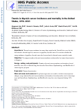 Cover page: Trends in Thyroid Cancer Incidence and Mortality in the United States, 1974-2013