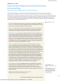 Cover page: Early, Accurate Diagnosis and Early Intervention in Cerebral Palsy: Advances in Diagnosis and Treatment