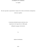 Cover page: Ficciones especulares: representaci�n y ex�gesis de la violencia en la literatura contempor�nea mexicana y argentina