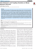 Cover page: Data mechanics and coupling geometry on binary bipartite networks.