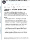 Cover page: Volumetric correlates of cognitive functioning in nondemented patients with Parkinson's disease