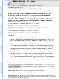 Cover page: Early and Late Adolescent Factors that Predict Co-use of Cannabis with Alcohol and Tobacco in Young Adulthood