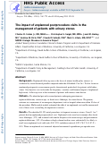 Cover page: The impact of unplanned postprocedure visits in the management of patients with urinary stones