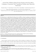 Cover page: On the role of Battery Energy Storage Systems in the day-ahead Contingency-Constrained Unit Commitment problem under renewable penetration