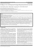 Cover page: Intelligence Care: A Nursing Care Strategy in Respiratory Intensive Care Unit