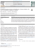 Cover page: Comparing Alternative Policies for Modification of Energy Subsidies: The Case of Groundwater Pumping for Irrigation