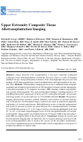 Cover page: Upper extremity composite tissue allotransplantation imaging.