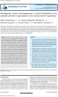 Cover page: Geologically recent rearrangements in central Amazonian river network and their importance for the riverine barrier hypothesis