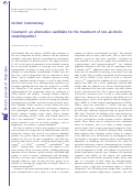 Cover page: Coumarin: an alternative candidate for the treatment of non-alcoholic steatohepatitis?